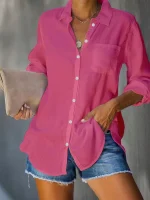 Chemise légère uni
