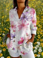 Chemise Vintage Tropical pour femme