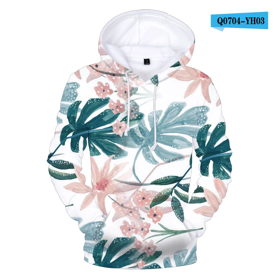 Sweat à Capuche motif "Fleurs 3D" – Image 13