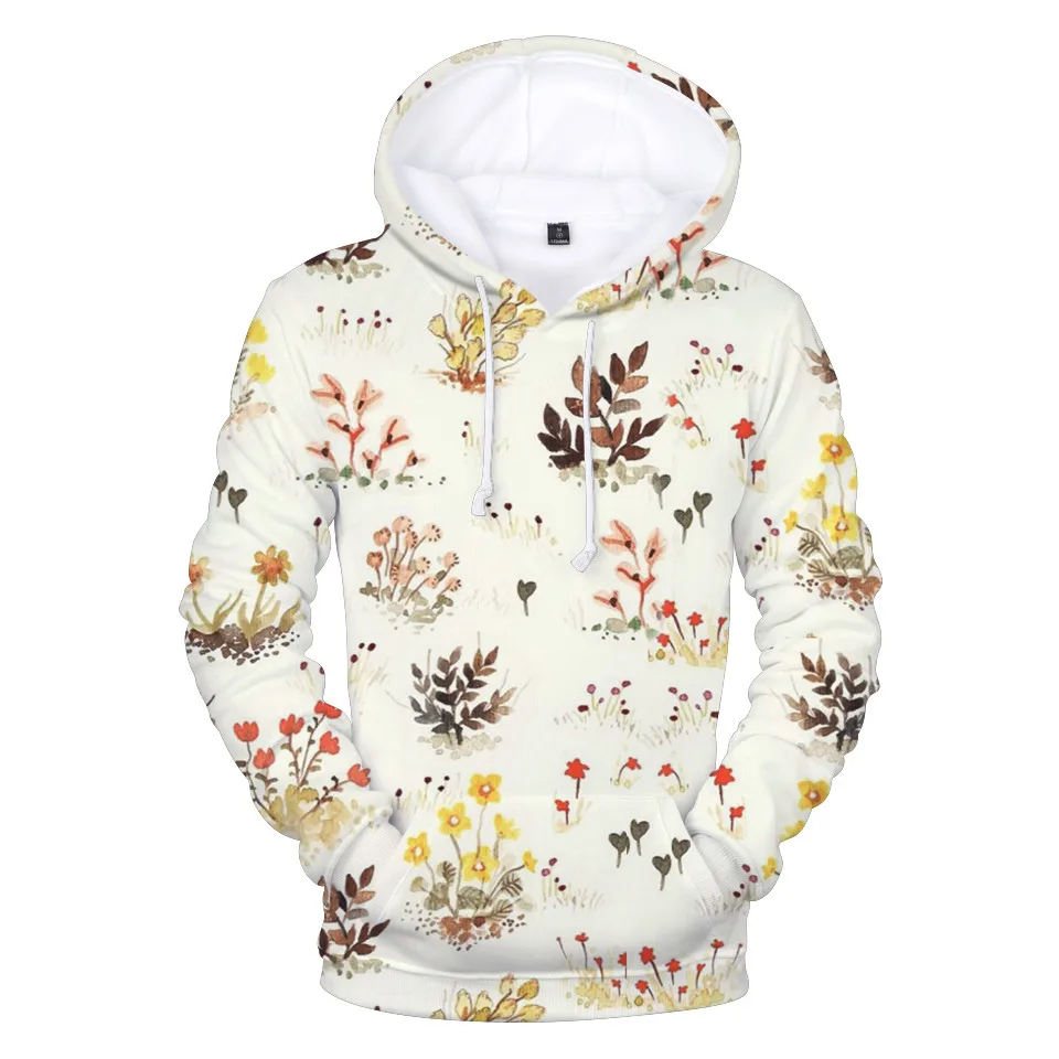 Sweat à Capuche motif "Fleurs 3D" – Image 2