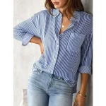 Chemise Classique à Rayures