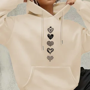 Sweat à Capuche "Cœur"