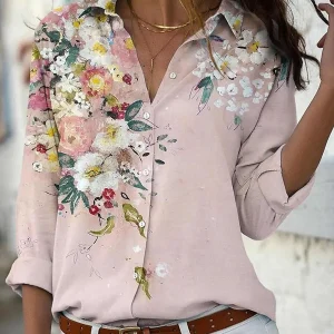 Chemisier Ombre Floral pour femme