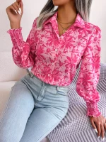 Chemise élégant floral