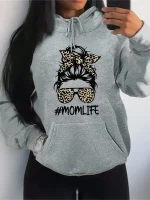 Sweat à Capuche motif "Leopard"
