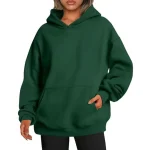 Sweat à capuche uni
