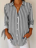 Chemise à  rayure pour femme