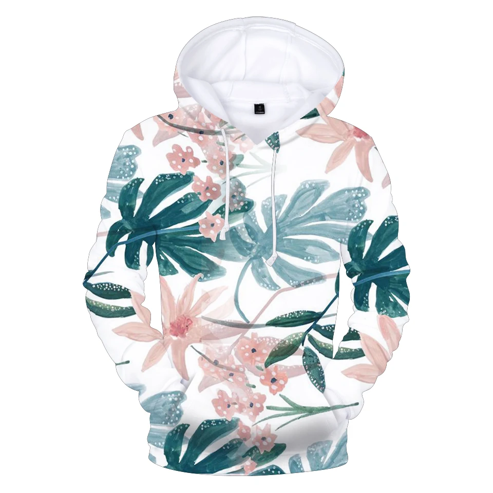 Sweat à Capuche motif "Fleurs 3D" – Image 3