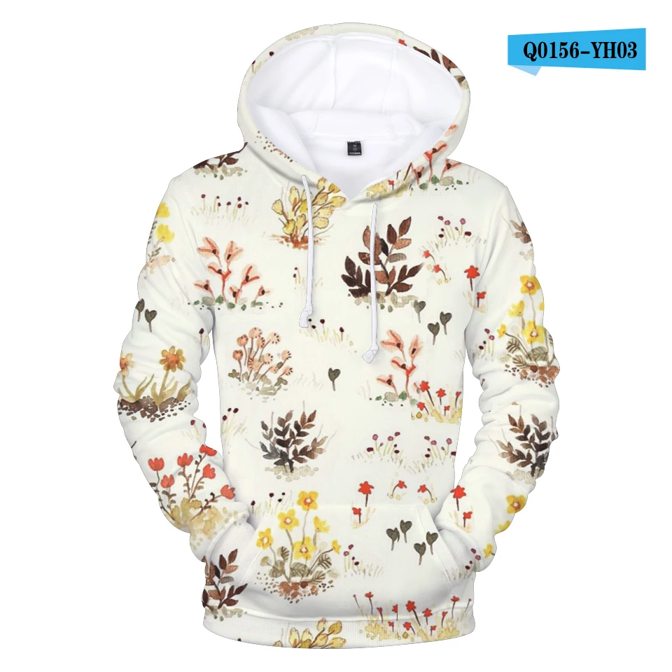 Sweat à Capuche motif "Fleurs 3D" – Image 8