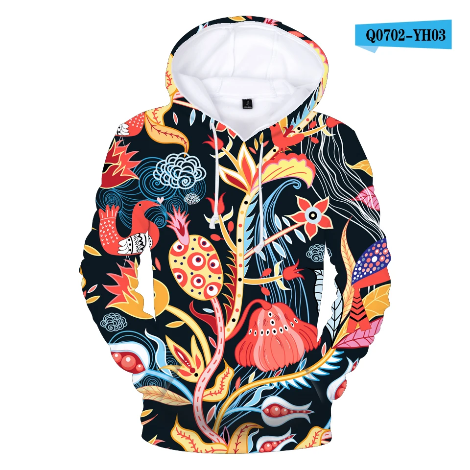 Sweat à Capuche motif "Fleurs 3D" – Image 10