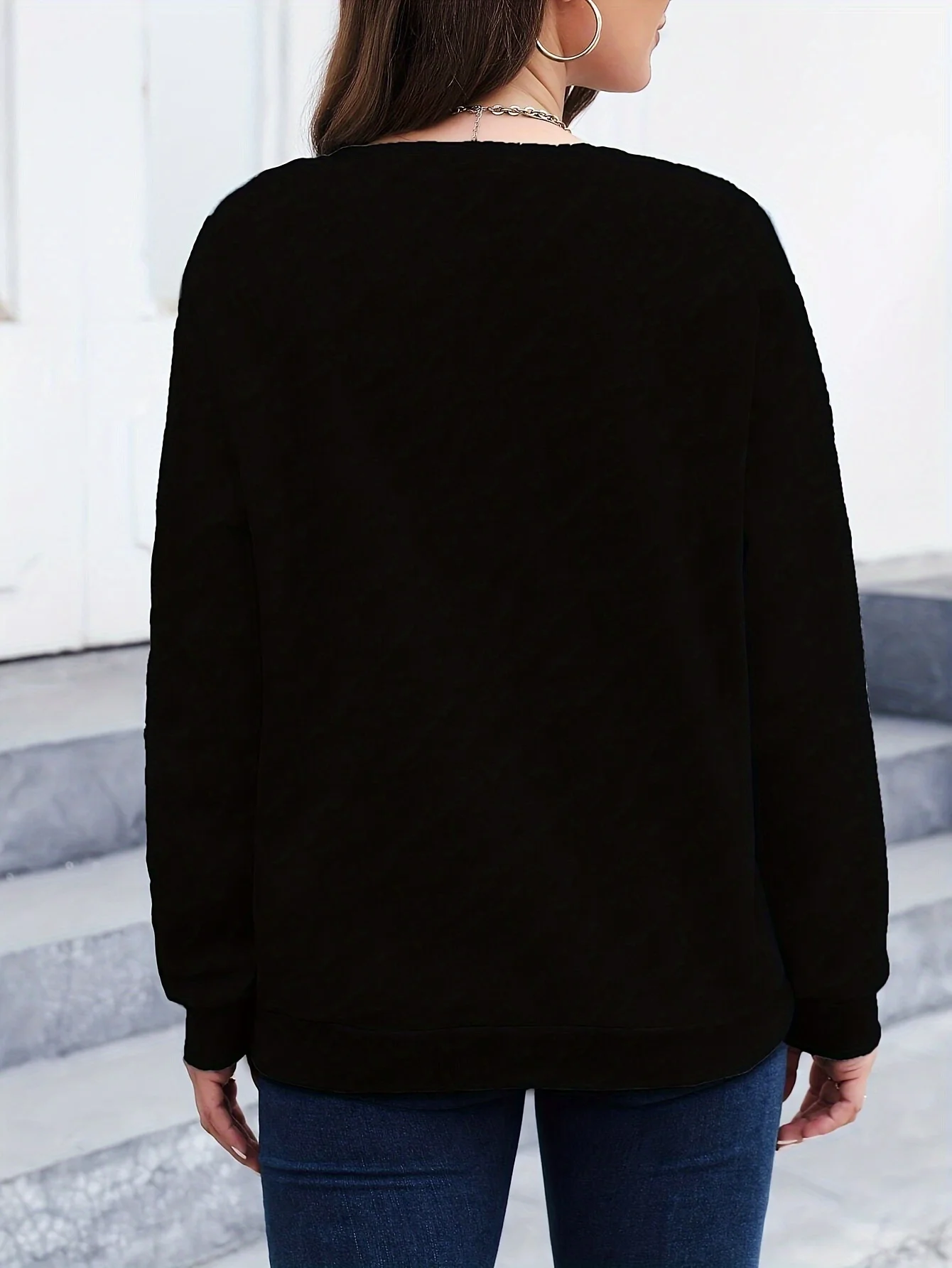 Sweat shirt à fleur – Image 4