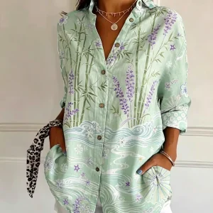 Chemise en bambou pour femme