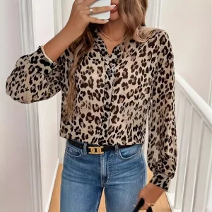 Chemise femme avec col classique
