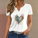 T-shirt imprimé floral.