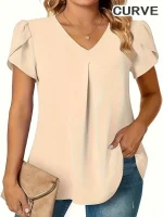 Haut pour femme en col V