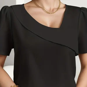 Haut pour femme à manches courtes,