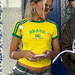 T-shirt  femme BRASIL.