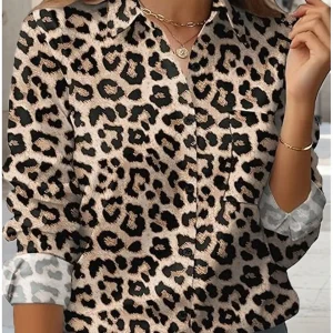 Chemise Léopard Vintage