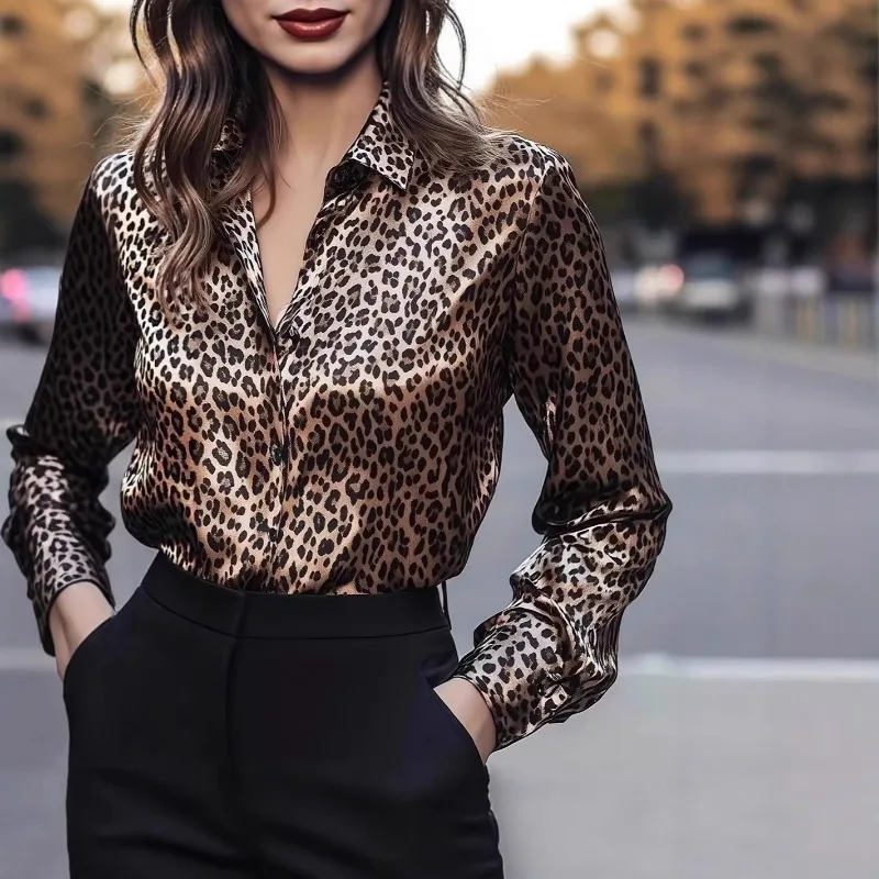 Chemise à imprimé léopard – Image 4