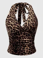 Débardeur pour femme motif Léopard
