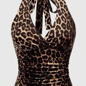 Débardeur pour femme motif Léopard