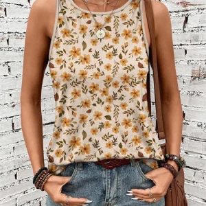 Débardeur femme floral