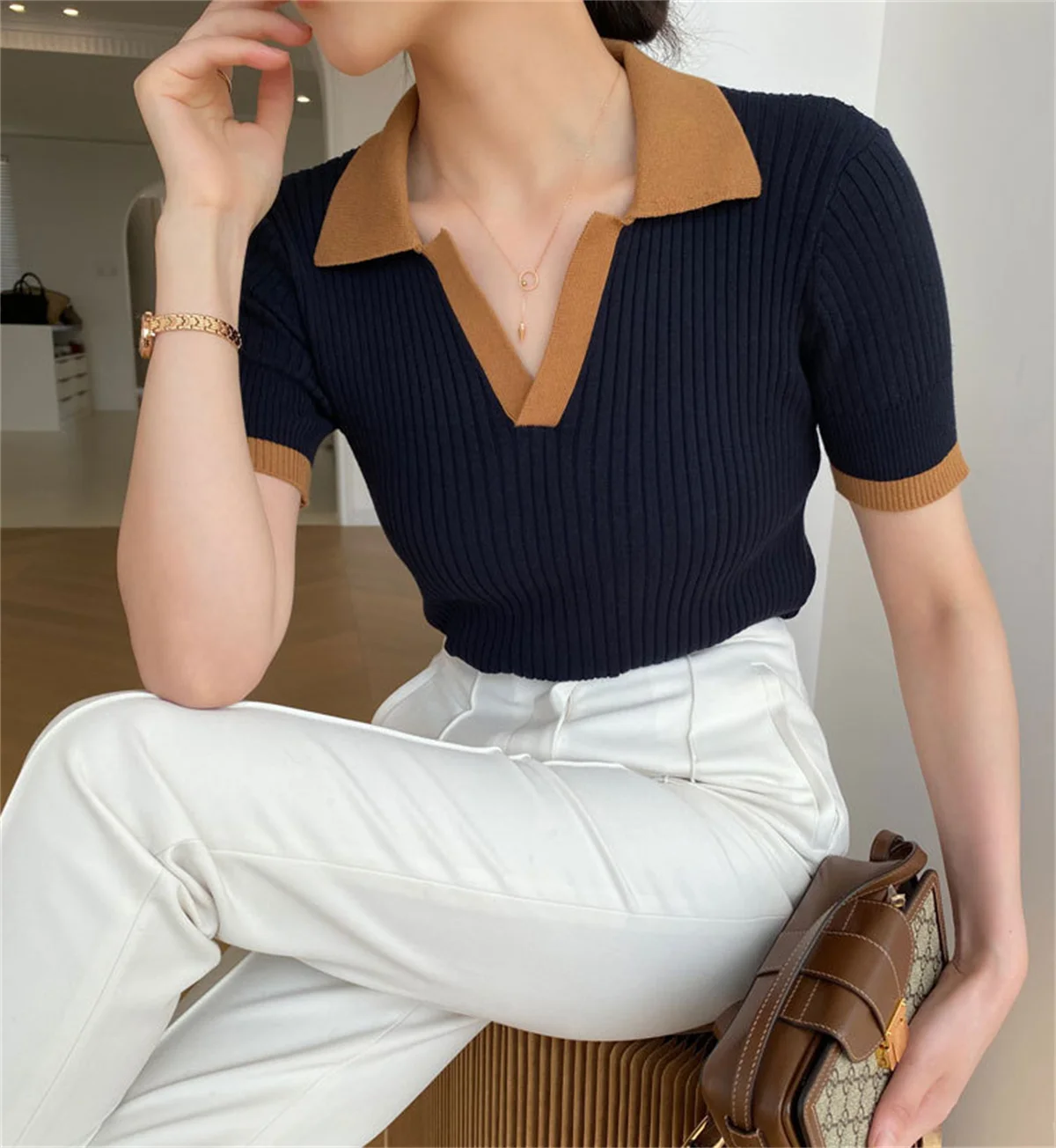 Haut pour femme à manches courtes – Image 8